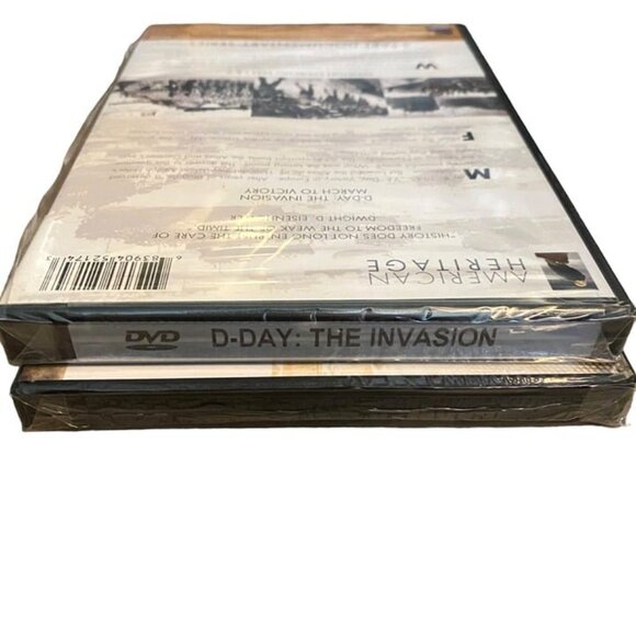 D-Day WWII DVD Lot D-Day Survivor Movie D-Day The Invasion March to Victory NEW - Picture 5 of 5